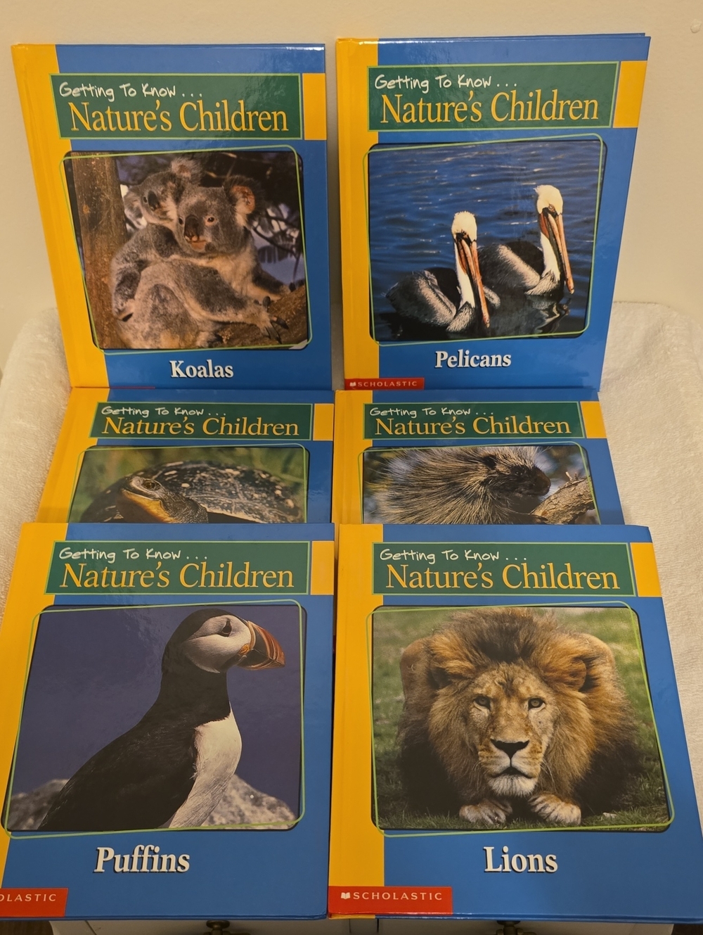 Set of 6 NEW Hardback Getting to Know Natures Children Scholastic Books.New
